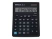 Calculatrice de bureau Maul MXL 12 - 12 chiffres - panneau solaire et pile - noir