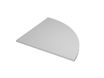 Angle de liaison à 90° pour Bureau Trend (pied non inclus) - plateau gris