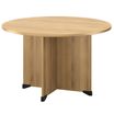 Table de réunion ronde JAZZ+ - 120 cm - chêne du bocage