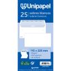 PAQUETE 25 SOBRE BCO 115X225 90G A.FAC T.SIL ( 20121270 )