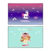 Sous-main Kawaii + Galactic Unicorn- 59,5 x 36,2 cm - Assortis - Viquel
