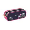 Trousse Wildflowers - 2 compartiments - bleu - Viquel
