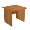 Bureau droit Trend - L80 - Pieds panneaux - plateau imitation aulne