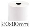 Papel térmico en rollo 80x80 mm sin BPA pack de 8 unidades