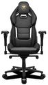 Fauteuil gamer HOTROD ROYAL - accoudoirs réglables - appui-tête intégré - noir et or