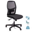 Fauteuil de bureau CALLIOPE - accoudoirs et appui-tête en option - noir