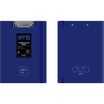 CARPETA CON PINZA SUPERIOR A4 UNEQUAL MINIMAL AZUL
