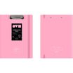 CARPETA CON PINZA SUPERIOR A4 UNEQUAL MINIMAL ROSA