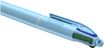 BIC 4 COULEURS - Stylo à bille 4 couleurs - 1 mm - pastel bleu