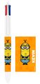 BIC 4 Couleurs - Stylo à bille 4 couleurs Minions 3 - 1 mm - pointe moyenne Bic