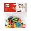 BOLSA 52 IMANES GOMA EVA LETRAS SURTIDAS