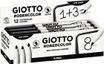 Giotto Robercolor - 12 Marqueurs effaçables - pointe ogive - noir