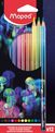 Maped Deepsea Paradise - 12 Crayons de couleur bois en pochette carton
