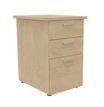 Caisson HT bureau - steely/stelly manager - Profondeur 60 cm - chene - top chene 