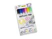 ONLINE Outline - Marqueur - 6 couleurs dans un étui avec effet pailleté