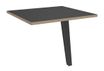 Retour direct pour bureau Steely - L80 - pied carbone - plateau carbone