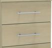Option kit 2 tiroirs plats a la place du ds - steely/steely manager - erable