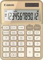 Calculatrice de bureau Canon KS-125KB - 12 chiffres - alimentation batterie et solaire - or