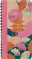 Agenda de poche spiralé Tokyo - 1 semaine sur 2 pages - 9,5 x 17 cm - vagues - Oberthur