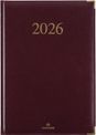 Agenda Kiev - 1 semaine sur 2 pages - 22 x 30 cm - bordeaux - Oberthur