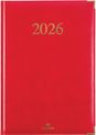 Agenda Kiev - 1 semaine sur 2 pages - 22 x 30 cm - rouge - Oberthur
