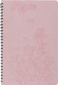 Agenda à spirale Primrose - 1 semaine sur 2 pages - 17 x 24,5 cm - rose - Oberthur