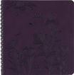 Agenda à spirale Primrose - 1 semaine sur 2 pages - 16,5 x 16,5 cm - lilas - Oberthur