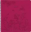 Agenda à spirale Primrose - 1 semaine sur 2 pages - 16,5 x 16,5 cm - fuchsia - Oberthur