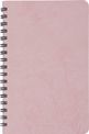 Agenda de poche spiralé Primrose - 1 semaine sur 2 pages - 10 x 15 cm - rose - Oberthur