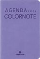 Agenda Colornote - 1 semaine sur 2 pages - 10 x 15 cm - lilas - Oberthur