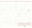 Oberthur - Recharge pour organiseur - 1 semaine sur 2 pages à l'horizontal - 9,5 x 19,5 cm