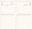 Oberthur - Recharge pour organiseur - 1 jour par page - 9,5 x 19,5 cm