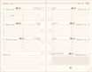 Oberthur - Recharge pour organiseur - 1 semaine sur 2 pages (semainier international) - 8 x 15 cm