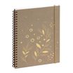 Agenda de bureau Végétal Horizons 20S Visuel spiralé - 1 semaine sur 2 pages - 15 x 21 cm - Kraft - Exacompta