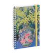 Agenda de poche Sophie Adde Lady 16S spiralé - 1 semaine sur 2 pages - 9 x 16 cm - Vases - Exacompta