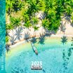 Calendrier mensuel 30x30 cm - 16 mois - Iles