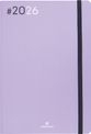 Agenda Flex - 1 semaine sur 2 pages - 17 x 24,5 cm - lilas - Oberthur