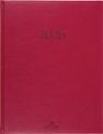 Agenda London - 1 semaine sur 2 pages - 22 x 28 cm - rouge - Oberthur