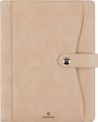 Agenda à spirale Davos - 1 semaine sur 2 pages - 22 x 28 cm - beige - Oberthur