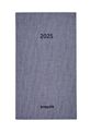 Agenda de poche Notavision Dubletta - 1 semaine sur 2 pages - 9 x 16 cm - gris - Brepols
