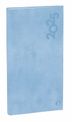 Quo Vadis - Agenda - 2025 - Italnote B - Semainier Horizontal - Français - Gaïa - Bleu - 12 mois et 1/2 de mi-décembre à décembre - 8,8x17 cm - Papier Clairefontaine blanc - Fabrication française