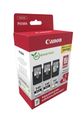 Canon PG-540L/CL-541XL - Pack de 2 - noir x2, couleur (cyan, magenta, jaune) + pack photo - cartouche d'encre originale -