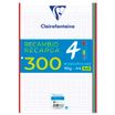 Recambio Clairefontaine A4 300 hojas 5 colores vivos cuadro 5x5 90 g/m²