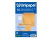 Unipapel - Bolsa burbujas - No. 12 - 120 x 215 mm - cuadrado - extremo abierto - autoadhesivo (Peel & Seal) - plástico de burbujas - paquete de 10