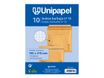 Unipapel - Bolsa burbujas - No. 13 - 150 x 215 mm - cuadrado - extremo abierto - autoadhesivo (Peel & Seal) - plástico de burbujas - paquete de 10