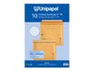 Unipapel - Bolsa burbujas - No. 19 - 300 x 445 mm - cuadrado - extremo abierto - autoadhesivo (Peel & Seal) - plástico de burbujas - paquete de 10