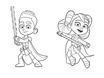Mes Coloriages avec stickers - Star Wars Les Aventures des Petits Jedi