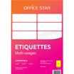 Office Star - 100 Étiquettes jaune fluo - 210 x 297 mm