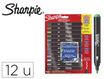 Sharpie - Pack de 12 marqueurs - pointe ogive - couleurs assorties