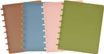 Danneels Summer Glow - Cahier A5 - petits carreaux (5x5 mm) - 144 pages - couleurs assortis